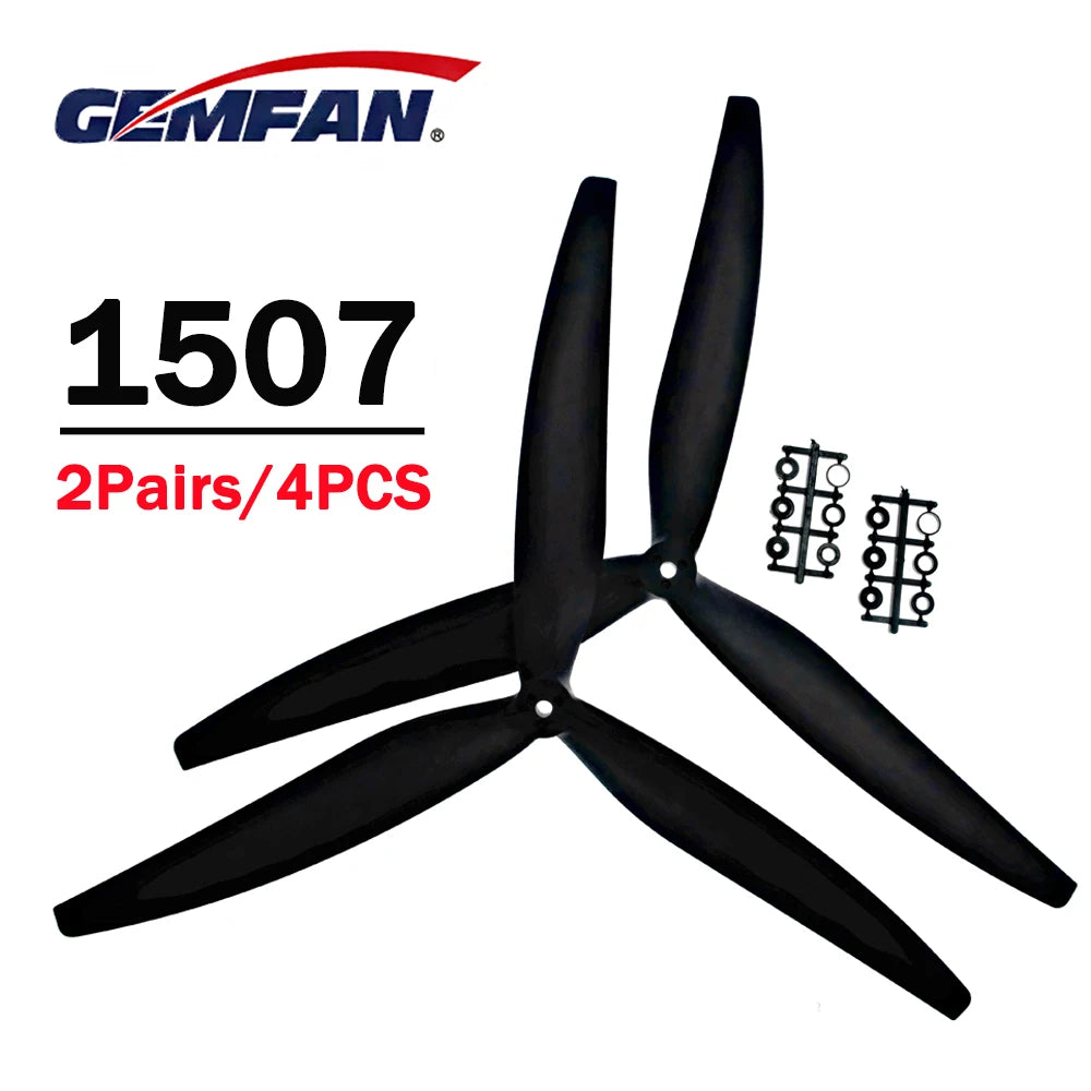 Gemfan 1507 15inch 3-Blade FPV Propeller Glass Fiber Nylon For FPV 15inch RC Multirotor Cinelifter Long Range 4218