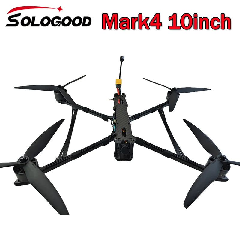 SoloGood Mark4 10inch Drone 3115 900KV Brushless Motor F405 55A Stack 5.8G 2.5W MAX VTX Gemfan1050 Propeller Caddx Ratel2 Camera