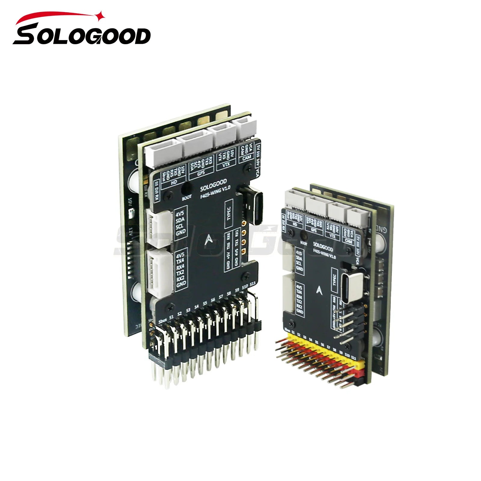 Sologood F405 Wing Flight Control of Fixed-Wing Model UAV Supports Hanging Ardupilot