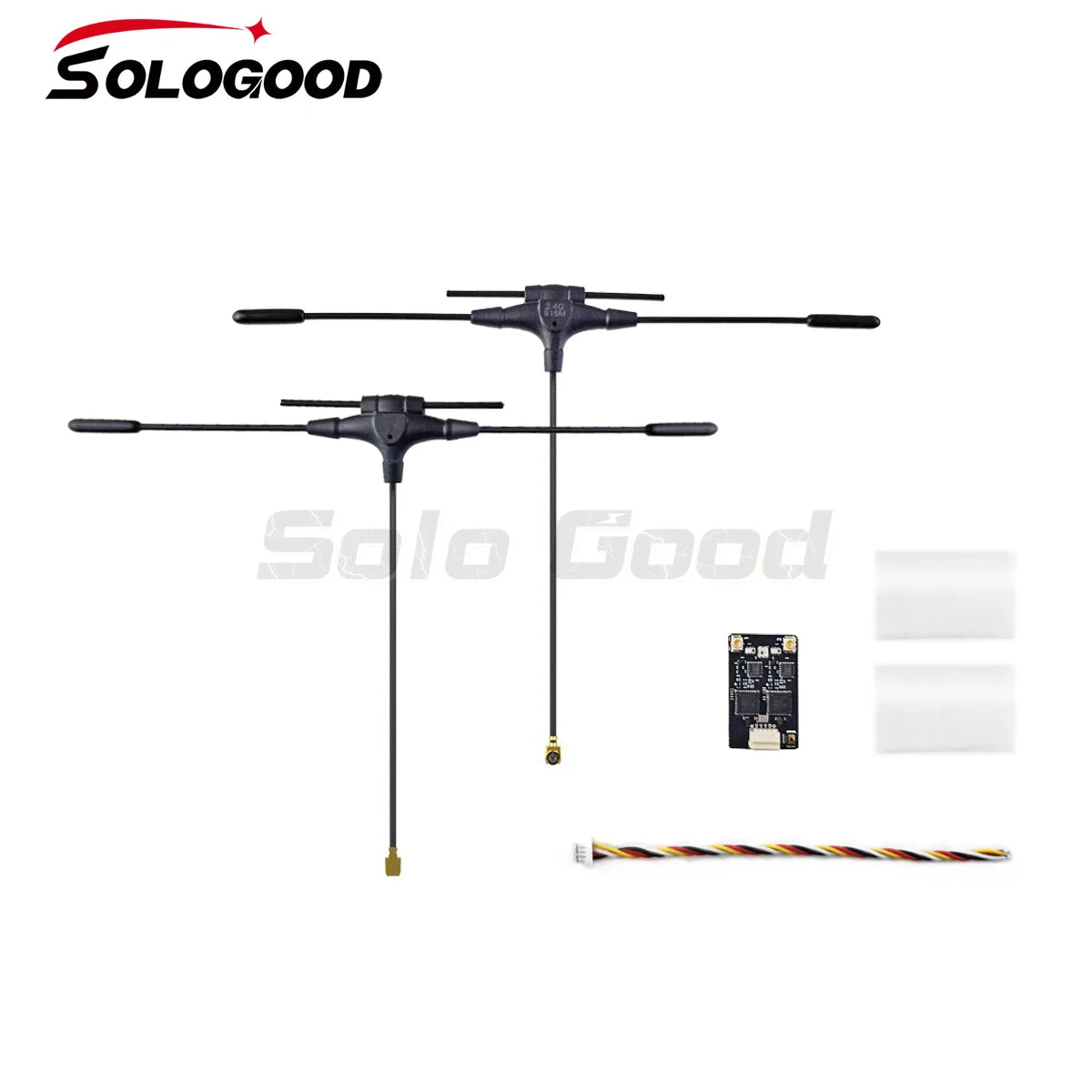 SoloGood Gemini 915M/2.4G DUAL RX ELRS Diversity 100mW Receiver  ESP32C3 LR1121 for FPV RC Long Range Drones