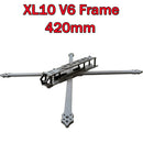 XL10 V6 420mm 10inch Wheelbase Super Long Range HD True-X Carbon Frame Kit with 8mm Arm Compatible DJI O3 VISTA FPV Parts