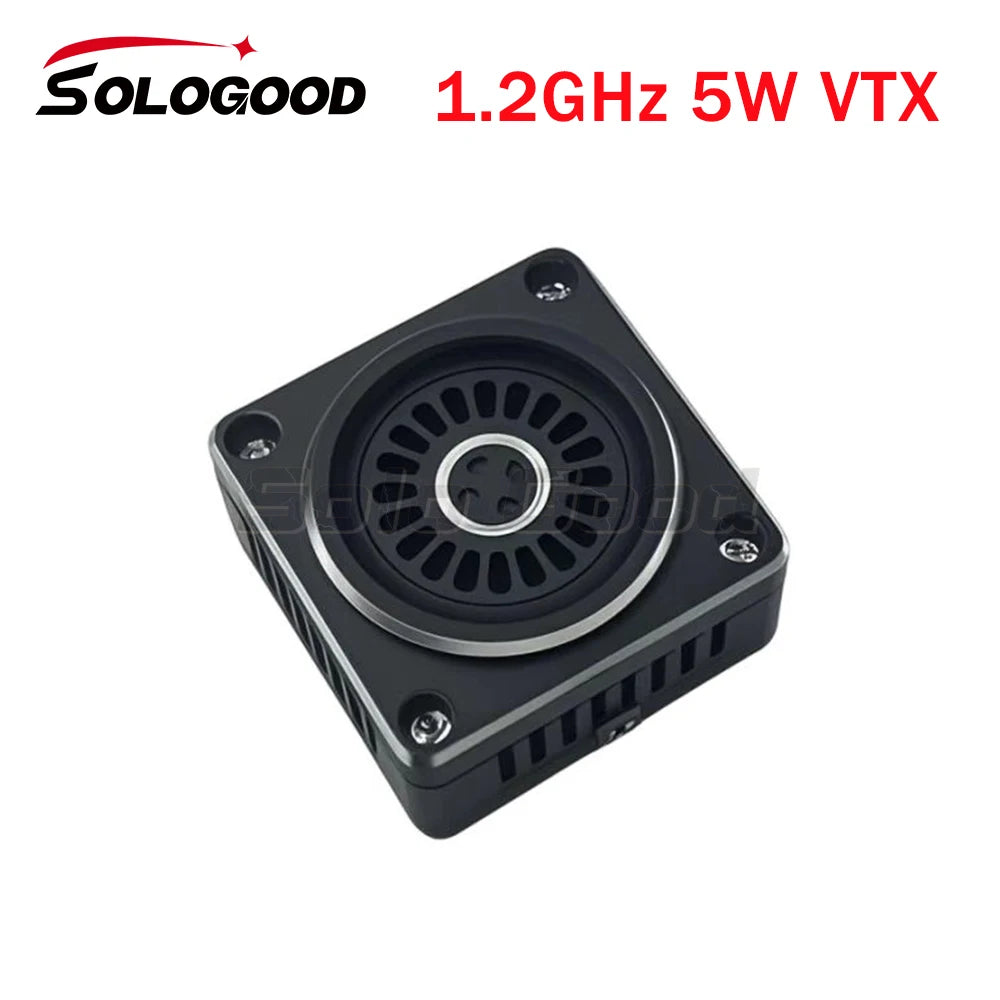 SoloGood 1.2GHz 5W Transmitter VTX 25mW/5000mW Two Level adjustable 9CH 1.2G 1080MHz-1360MHz