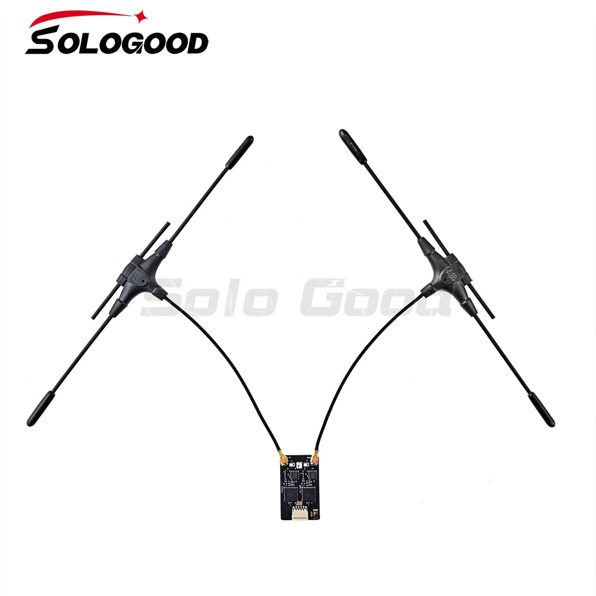 SoloGood Gemini 915M/2.4G DUAL RX ELRS Diversity 100mW Receiver  ESP32C3 LR1121 for FPV RC Long Range Drones
