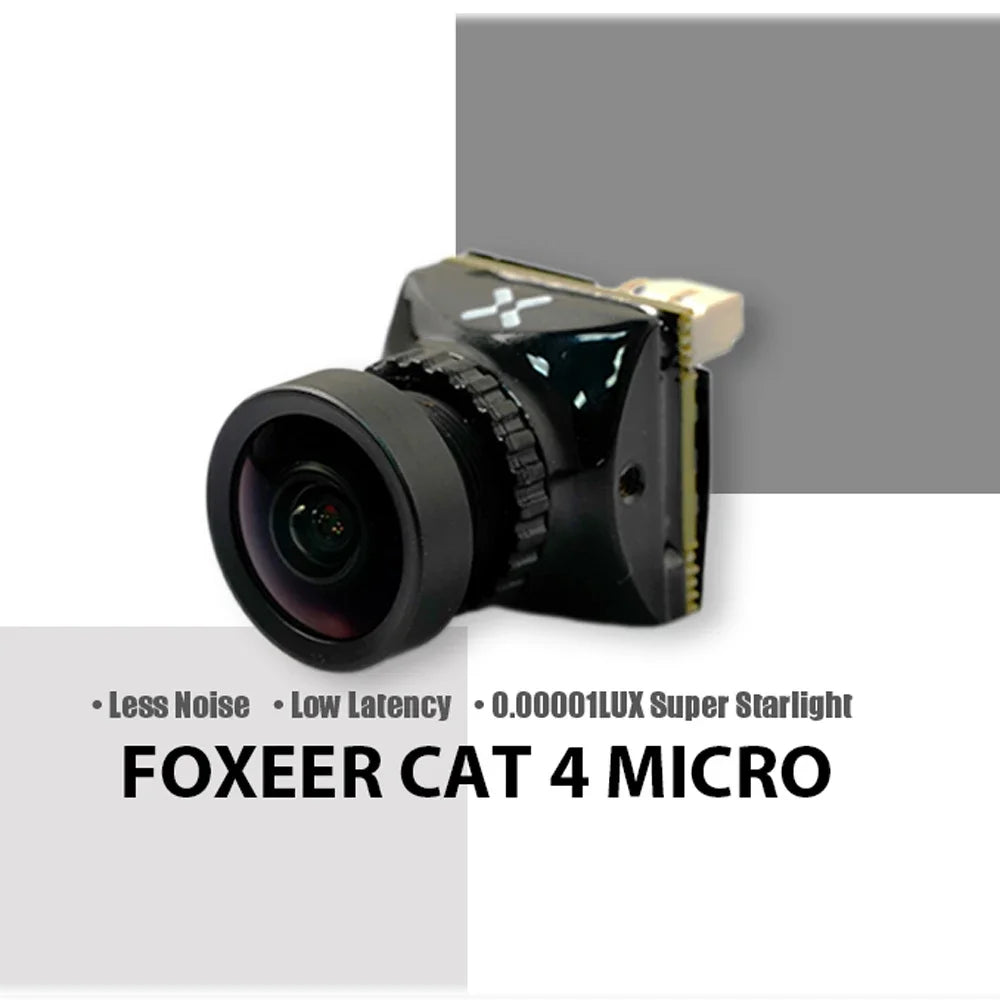 FOXEER CAT4 MINI Cat / Micro Cat Can Be Used Day and Night with FPV Night Vision System and The Screen Can Be Cut To 0.00001