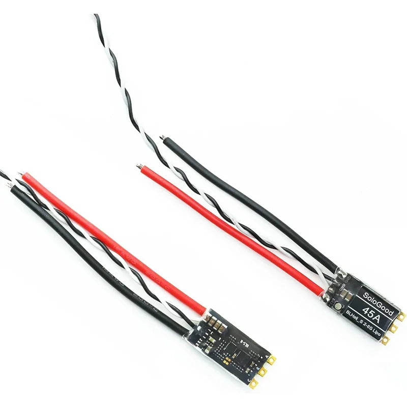 SoloGood 45A Brushless ESC 2-6S Lipo BLHeli_S Electronic Speed Controller 45A Support D-Shot 150/300/600