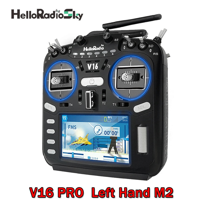 HelloRadio V16 PRO/MAX Multi Protocol Remote Control High-Frequency Head EDGTX Touch Screen Radio Transmitter