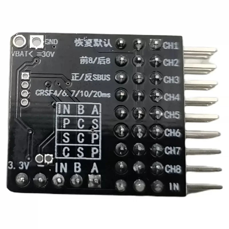 8CH PWM/ELRS/CRSF/SBUS/PPM Pro Conversion Module/12 Conversion Combinations Fully Automatic Recognition