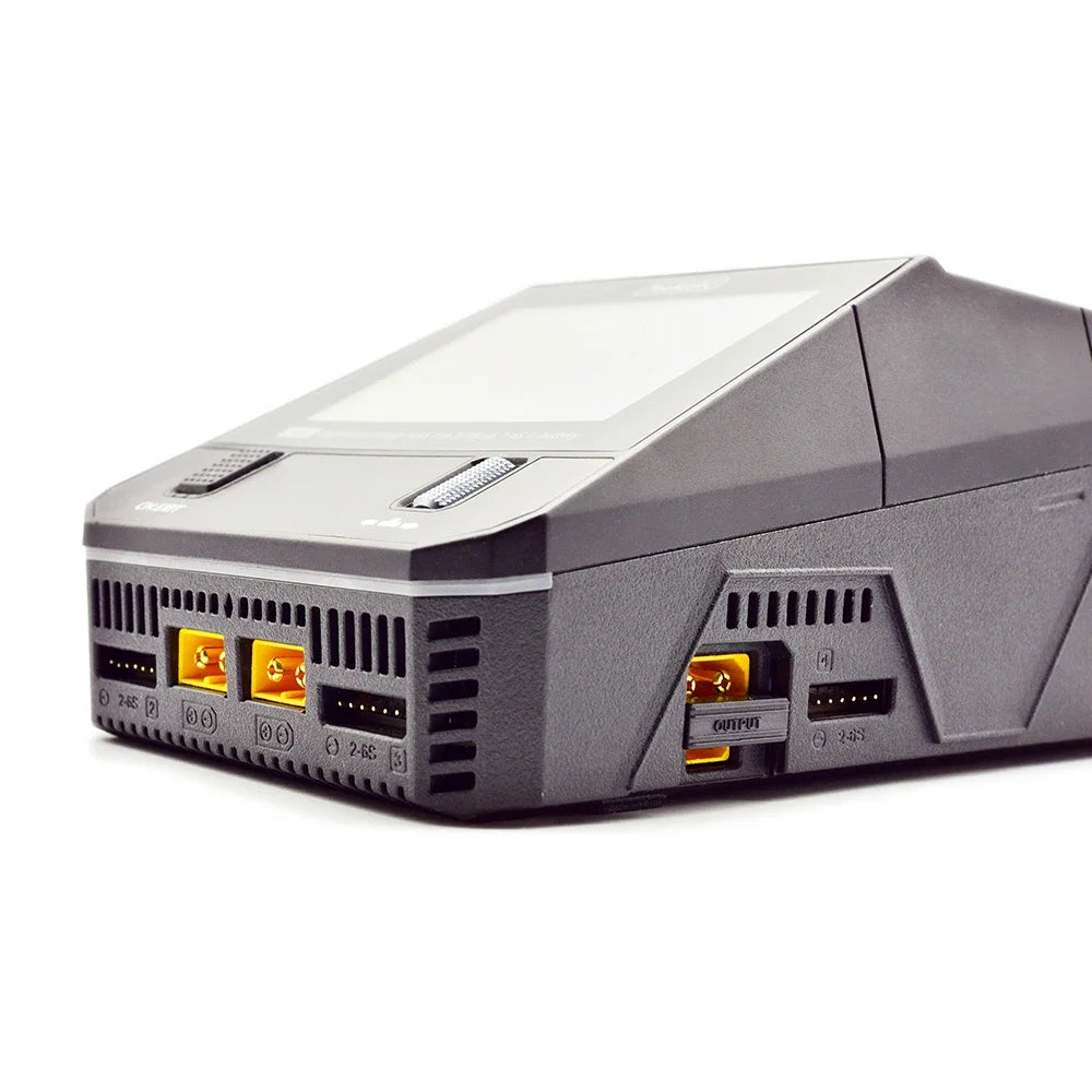 ToolkitRC Q6AC Charger AC 400W / DC 1000W 4CH output Built-in 65W USB Output 15W Wireless Charger for LiPo NiMH PB battery