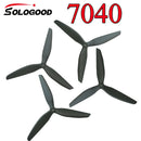 4Pcs/2Pairs SoloGood  7040 7 Inch 3-Blade 7X4X3  CW CCW Glass Fiber Nylon Propeller for RC FPV Racing Quadcopter