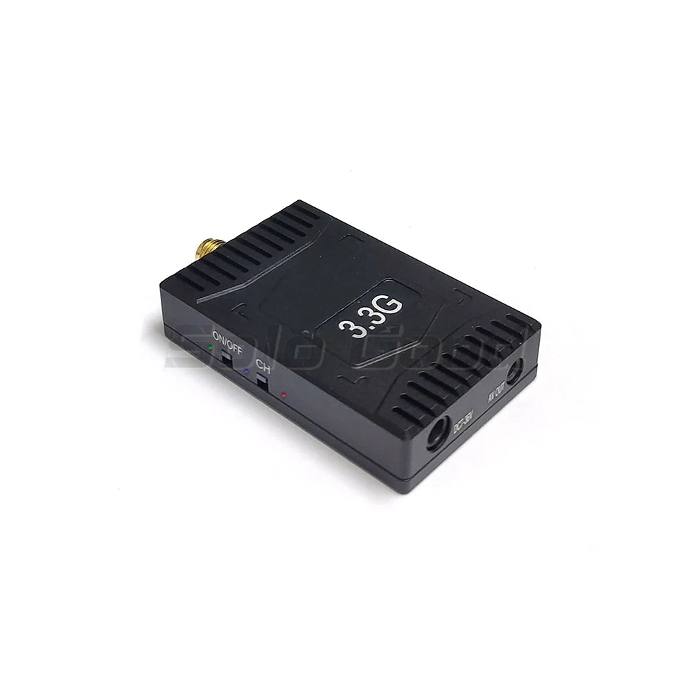 Long Range 3.3GHz 4W FPV Video Transmitter VTX 8CH 4000mW 3.3G VRX Receiver Kit for FPV RC Racing Drone Goggles