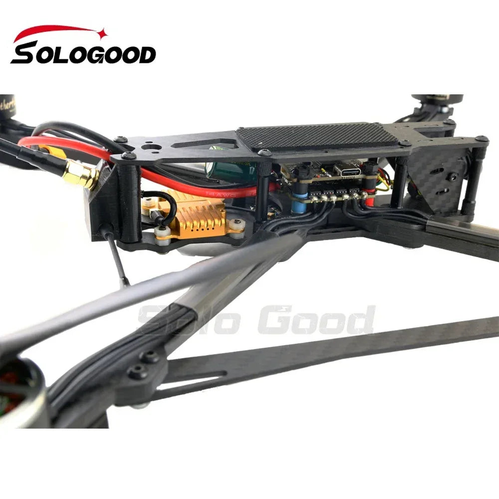 SoloGood CX9 V1 9 inch FPV Freestyle Drone Ture X Frame  F722 V1 60A Stack FOXEER CAT 3 Camera T700 Carbon RC Model Toys
