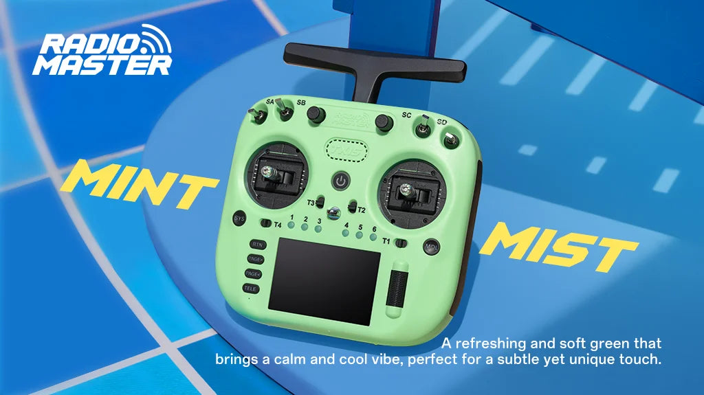 Radiomaster TX15 16ch 3.5inch IPS Touchscreen V5.0 Hall Gimbals Radio Controller ExpressLRS Built-in Gyro Microphone