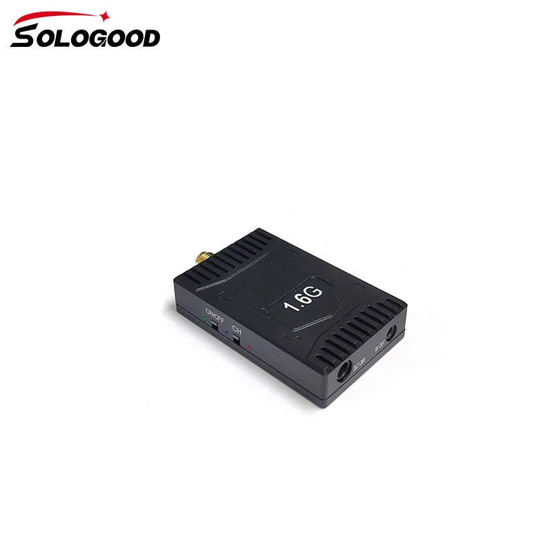 SoloGood 1.6GHz 3W FPV Video Transmitter VTX 25mW/1500mW/3000mW 8CH 1.6G VRX Receiver Kit