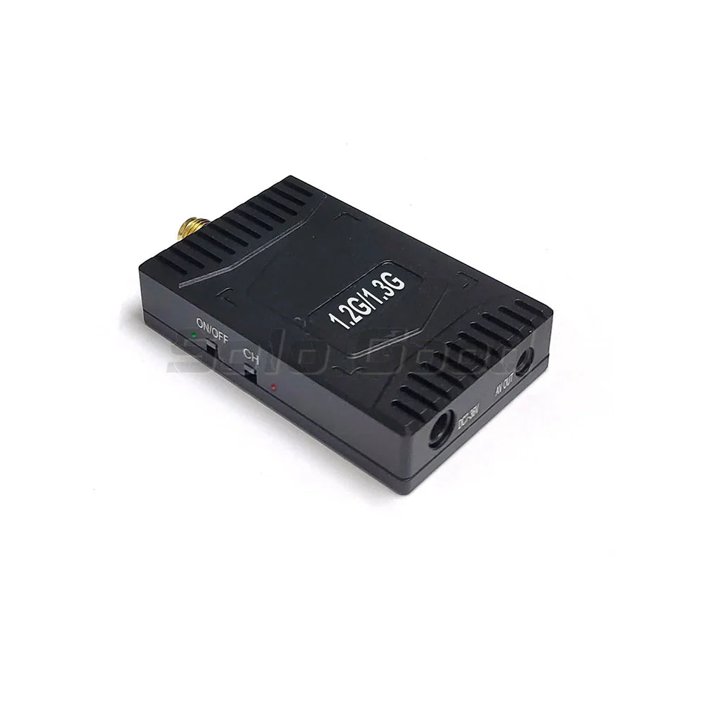 VTX 1.2G 1.3G 2W FPV Video Transmitter 9CH 1.2G/1.3G VRX Wid Band Video Receiver Kit