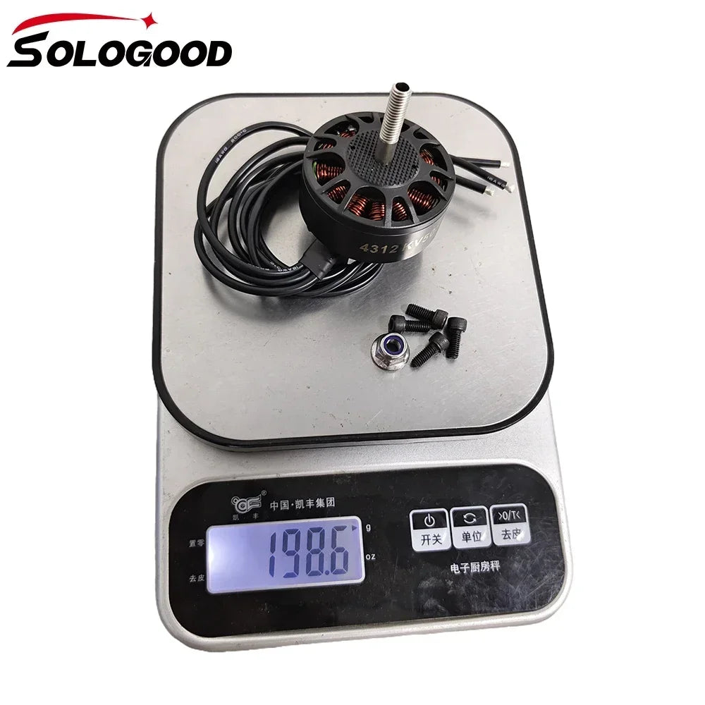SoloGood 4312 375KV 10S 450KV 508KV 8S 660KV 6S Brushless Motor 8S LIPO for FPV Freestyle 13inch