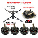 SoloGood MARK4 V3 Pro 13inch 570mm Carbon Fiber Frame Axisflying Argus F405 80A/ F722 80A Stack 8S  4312 508KV Brushless Motor