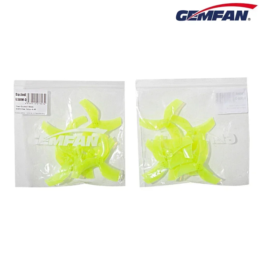 12Pair Gemfan 63mm 2.5inch 3-Blade D63 Ducted  Propeller