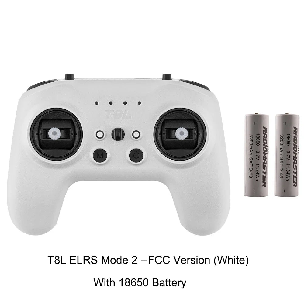 RadioMaster T8L 10ch 2.4GHz x ExpressLRS Hall Gimbal Compact Radio Remote Control