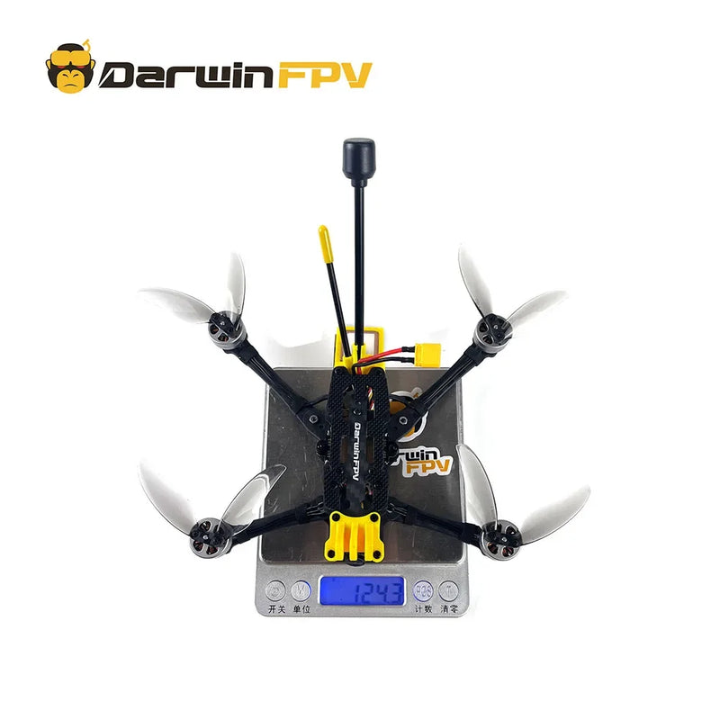 DarwinFPV  FoldApe4 4 Inch Folding Long Range FPV Drone F411 15A ELRS AIO Quadcopter O3 BNF