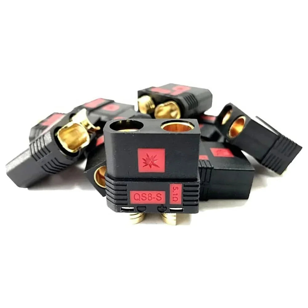 3 Pairs SoloGood QS8 Plug High Current Anti-Spark Black Connector