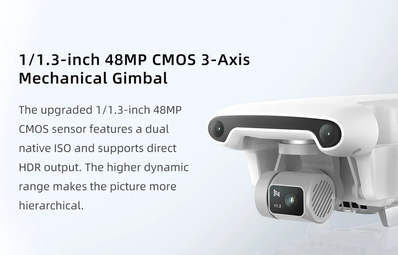 FIMI X8 Pro Camera Drones with Tri-Directional Obstacle Sensing 3-axis Gimbal 4G infinite transmission Smart Tracking Mode 15km