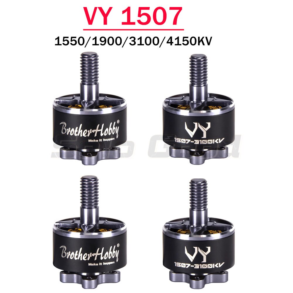 Brotherhobby VY 1507 1550KV / 1900KV / 3100KV / 4150KV  Brushless Motor For FPV Multicopter for RC Drone