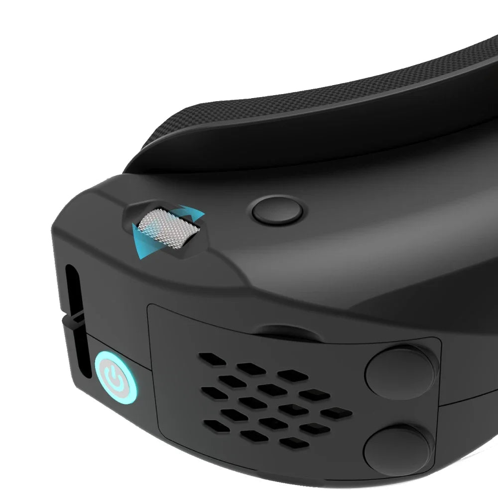 SKYZONE SKY04O Pro OLED 5.8G 48CH Steady View Receiver 1024X768 DVR FPV Goggles With Head Tracker Fan for RC Airplane Racing