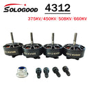 SoloGood 4312 375KV 6S 450KV 508KV 660KV 8S Brushless Motor 8S LIPO for FPV Freestyle 13inch Long Range Cinelifter Drones