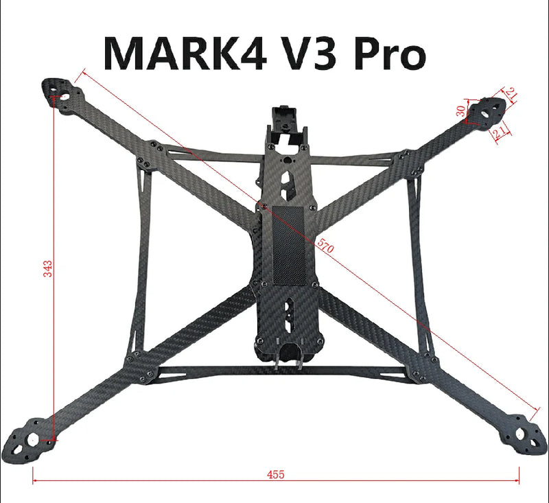 SoloGood MARK4 V3 Pro 13inch 570mm Carbon Fiber Frame Axisflying Argus F405 80A/ F722 80A Stack 8S  4312 508KV Brushless Motor