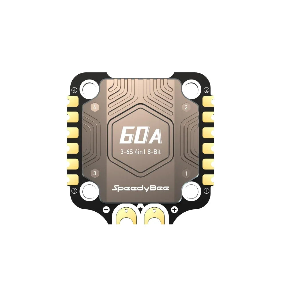 SpeedyBee F405 V4 BLS 60A 30x30 FC&ESC Stack F405 Flight Controller BLHELIS 60A 4in1 ESC for FPV Freestyle Drones DIY Parts