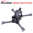 SoloGood Beetle 3inch Frame Kit RC Racing Drone Foxeer Predator Caddx ELRS 5.8G VTX 1306 1404 1506 1507 Motor F405 F722 F411 FC