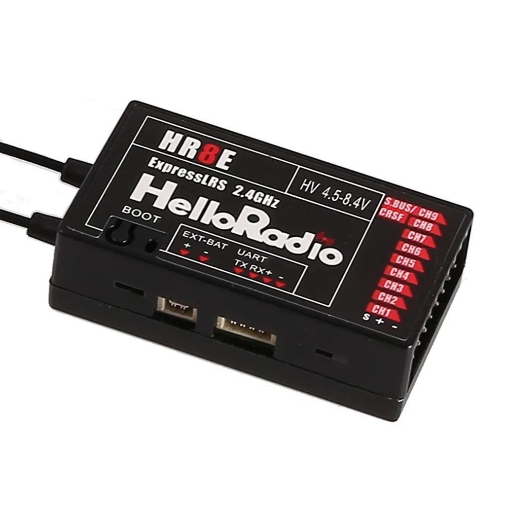 HelloRadio HR8E ELRS 2.4G 9-Channel Receiver