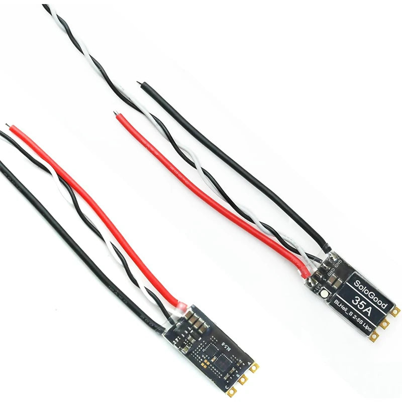 SoloGood 35A Brushless ESC 2-5S Lipo BLHeli_S Electronic Speed Controller 45A Support D-Shot 150/300/600