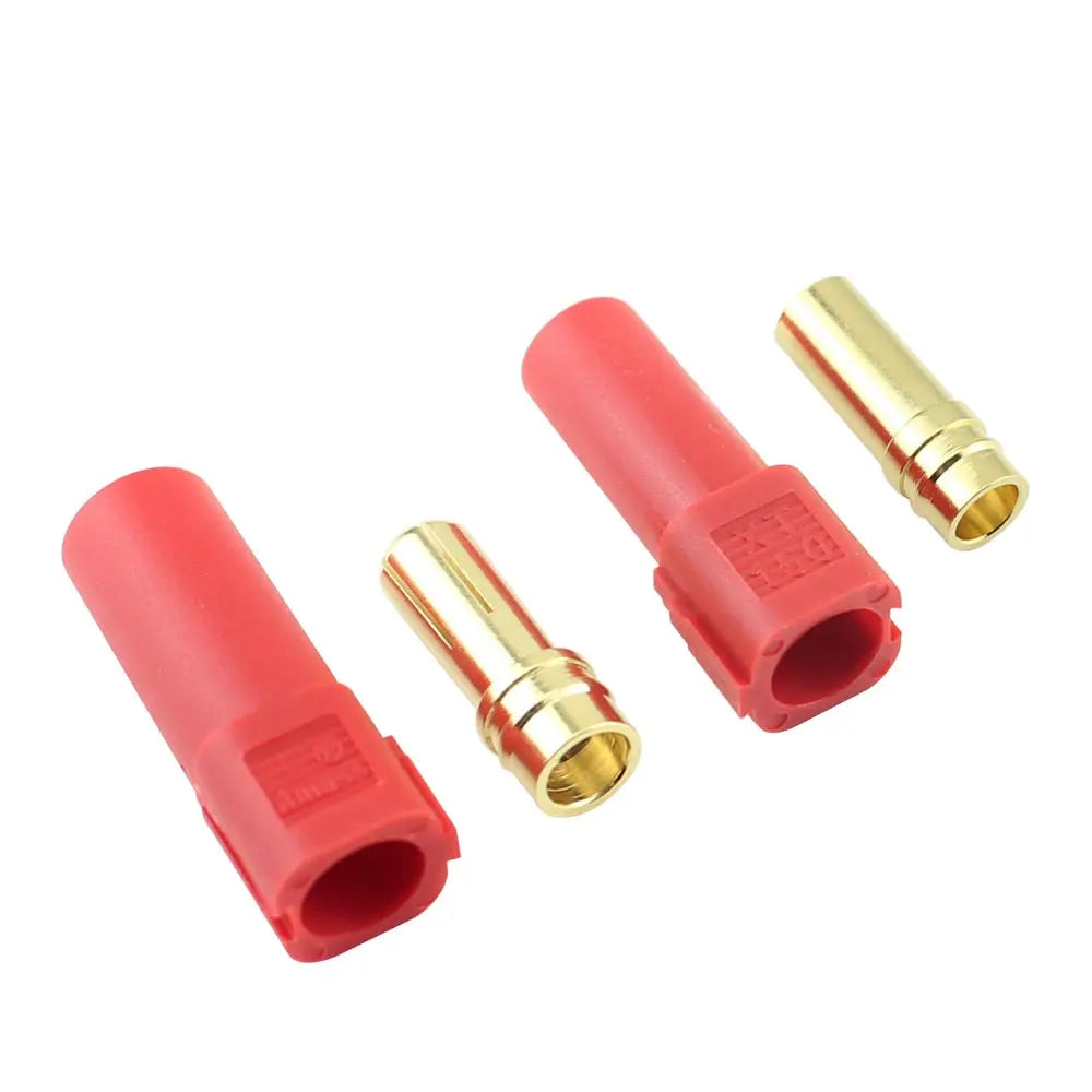10Pcs  AMASS XT150 Connector Adapter Male Female Plug 6mm Gold Banana Bullet Plug - Image #5
