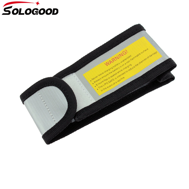 SoloGood LiPo Li-Po Battery Fireproof Safety Guard Safe Bag 125*64*50MM 185*75*60MM Helicopters Levert Dropship For RC Drone