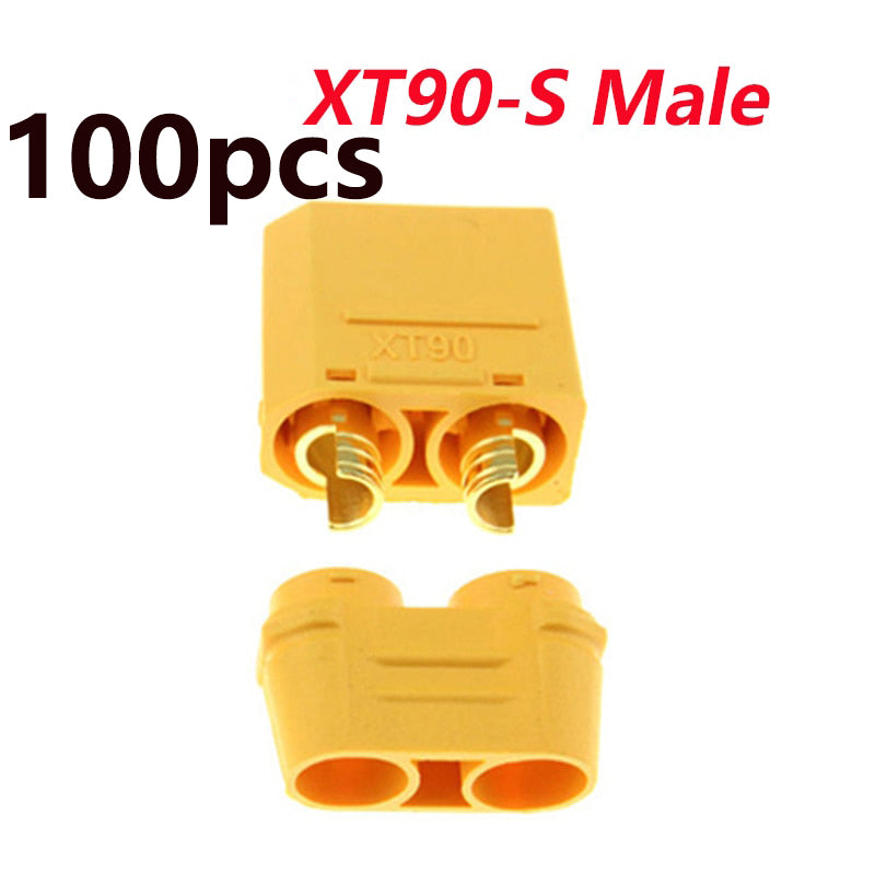 Wholesale 100pcs Amass  XT90S XT90-S XT90 Connector Anti-Spark Male Female Connector for Battery, ESC and Charger Lead