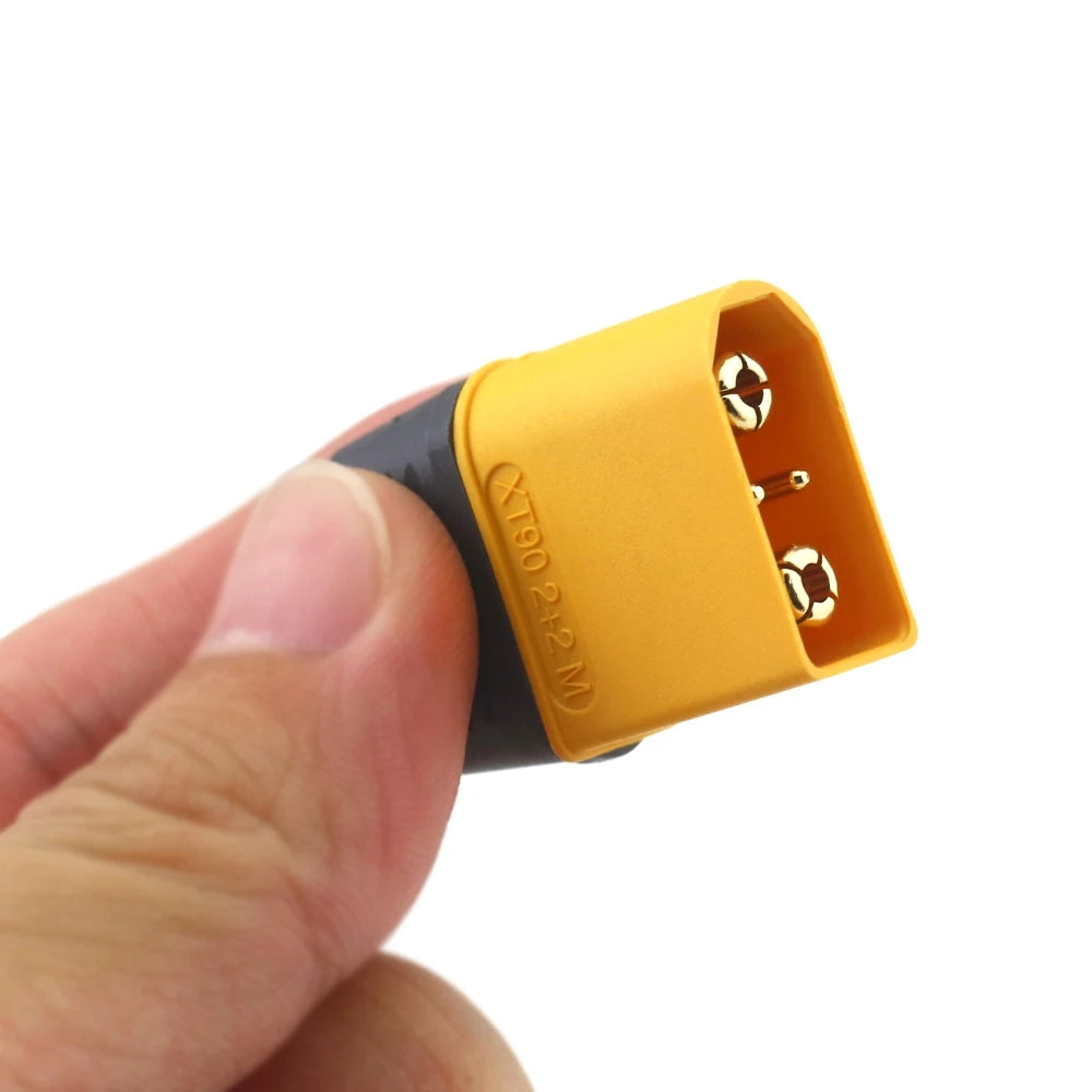 Wholesale 100pcs Amass XT90I Plug Connectors 4.5mm Gold Bullet Plated Connector Plug Male Female For RC Model Battery