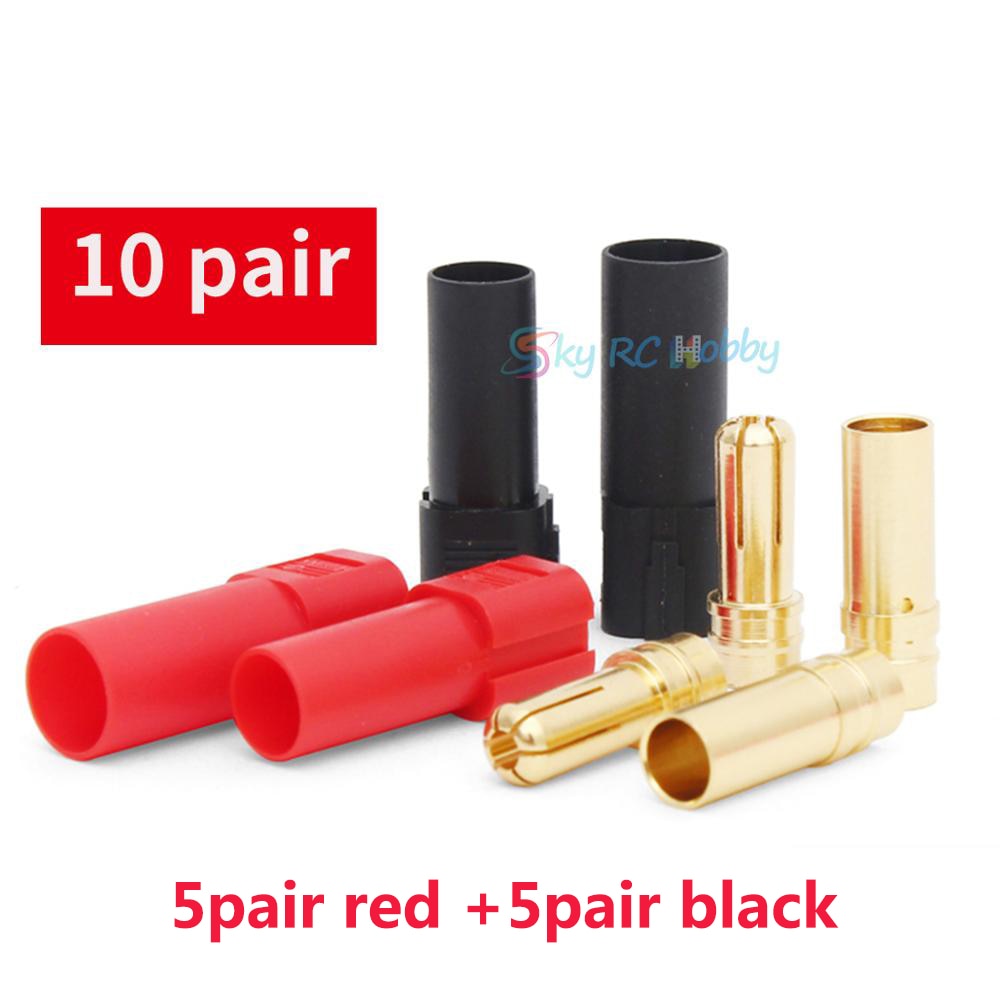 6pairs 10Pairs Amass XT150 6mm Bullet Connector Adapter Plug Set Male Female 130 High Rated Amps for RC LiPo Battery