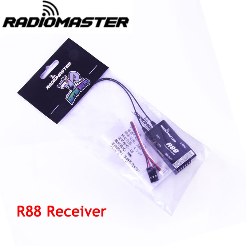 Radiomaster Multi-Protocol Receiver R81 R84 R86 R86C R88  4CH 6CH 8CH Receptor SBUS RSSI for FRSKY D8 D16 TX16S SE RC FPV Drones