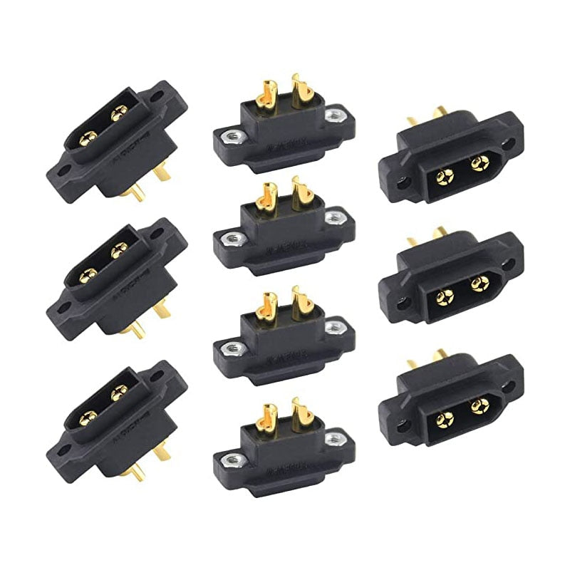 Amass 5/10 PCS XT60EW-M Mountable XT60E Male Plug Connector for RC Drone Aircraft FPV Racing Drone