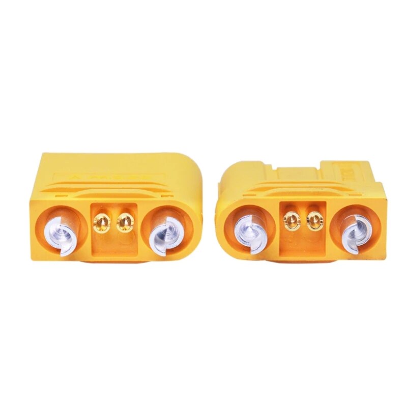 10 pair Amass XT120 60A Large Current Lipo Battery Connector Male Female Sheathed Plug with Signal Pin for RC UAV FPV Drone