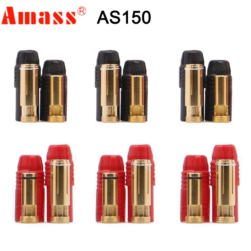 5 Pair Amass XT60 XT60H XT90S XT90 XT30 MR30 MR60 MT30 MT60 XT60I XT60PW XT30PW T-type T Plug XT150 AS150 EC5 Plug Connector