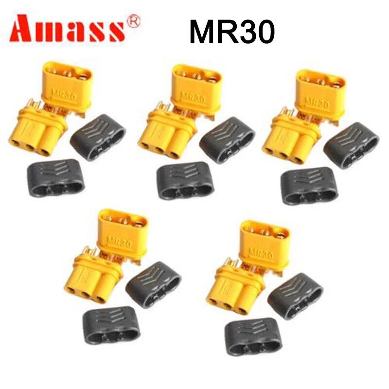 5 Pair Amass XT60 XT60H XT90S XT90 XT30 MR30 MR60 MT30 MT60 XT60I XT60PW XT30PW T-type T Plug XT150 AS150 EC5 Plug Connector