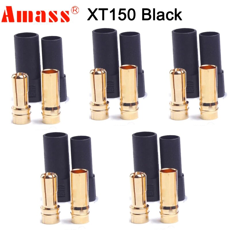 5 Pair Amass XT60 XT60H XT90S XT90 XT30 MR30 MR60 MT30 MT60 XT60I XT60PW XT30PW T-type T Plug XT150 AS150 EC5 Plug Connector