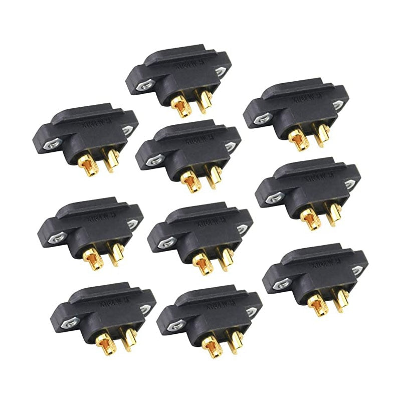 Amass 5/10 PCS XT60EW-M Mountable XT60E Male Plug Connector for RC Drone Aircraft FPV Racing Drone
