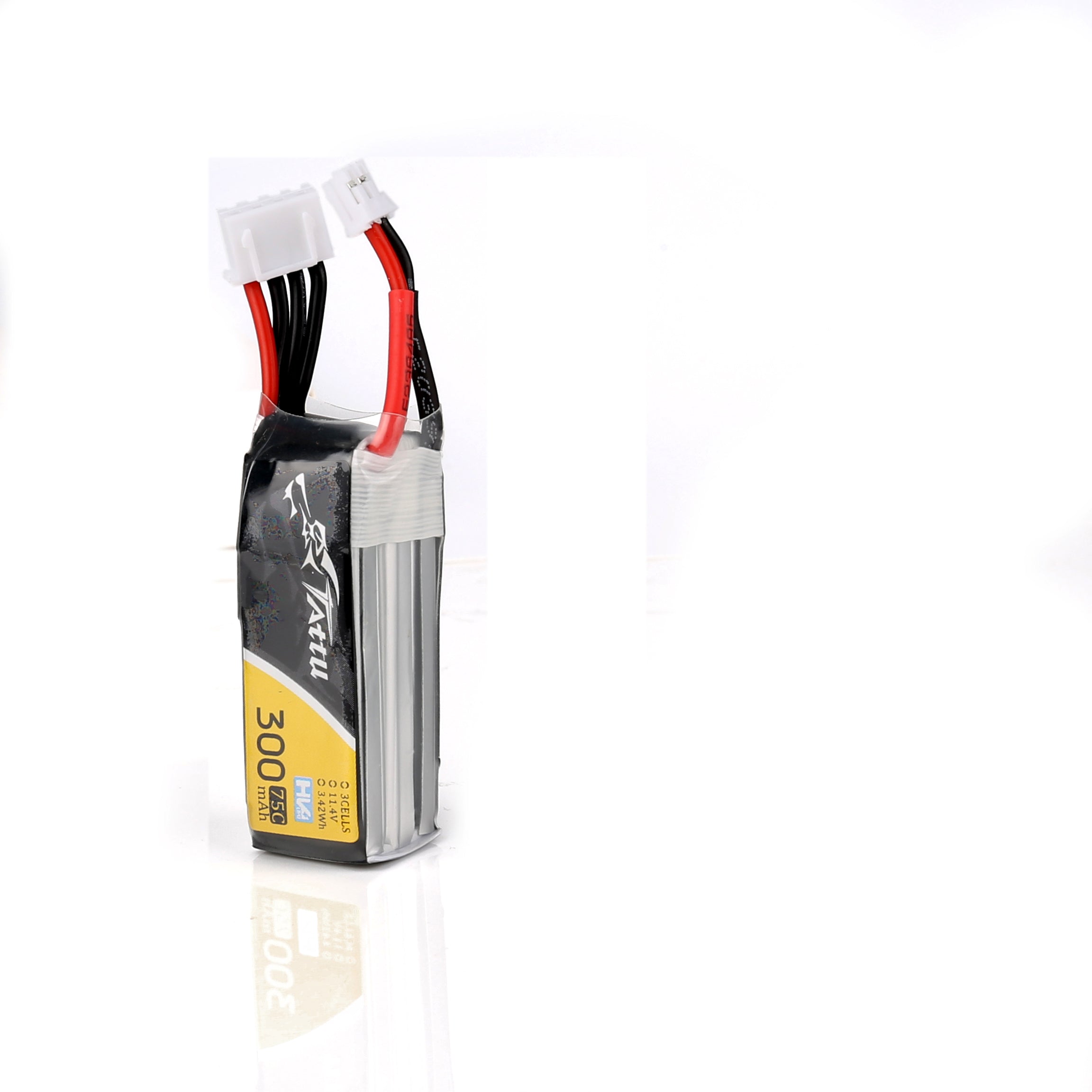 5pcs TATTU Lipo Battery 300mAh 11.1V 95C 3S with PH2.0 Plug Connector for RC FPV Racing Drone Quadcopter