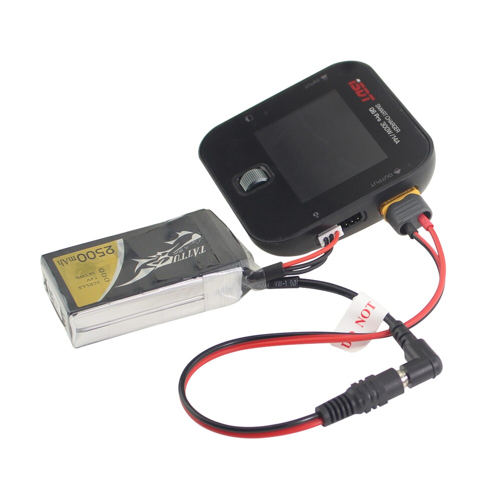 Amass XT60 Plug Female To DC5.5*2.5mm Power Supply Adapter Line  Adapter Cable Suitable