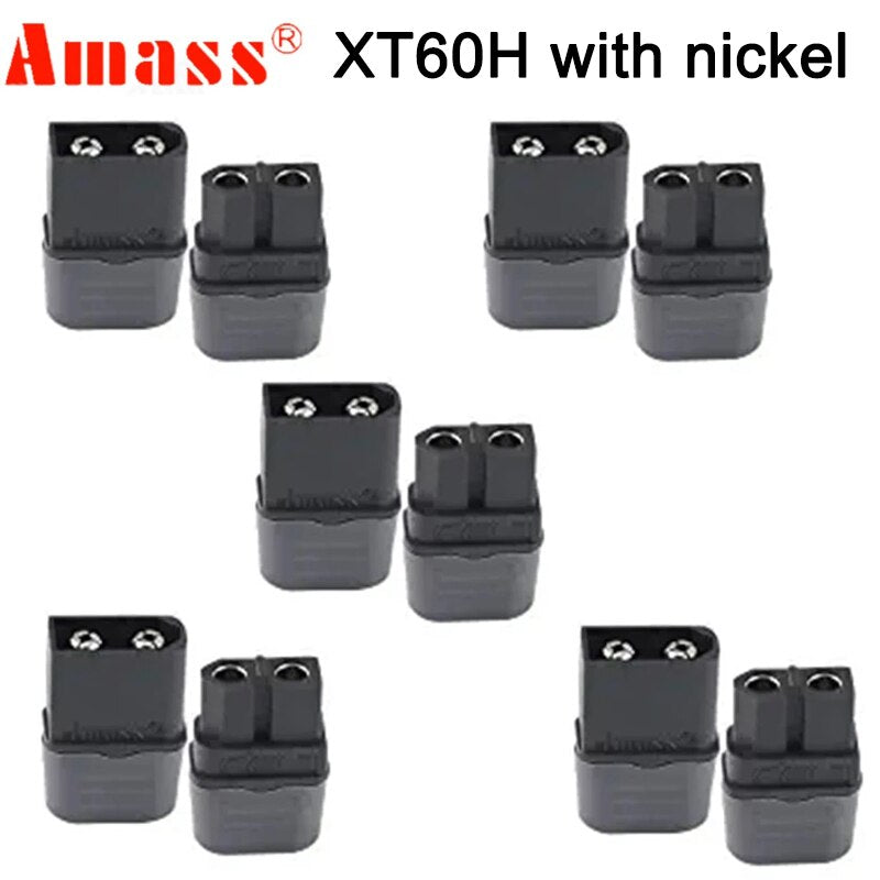 5 Pair Amass XT60 XT60H XT90S XT90 XT30 MR30 MR60 MT30 MT60 XT60I XT60PW XT30PW T-type T Plug XT150 AS150 EC5 Plug Connector