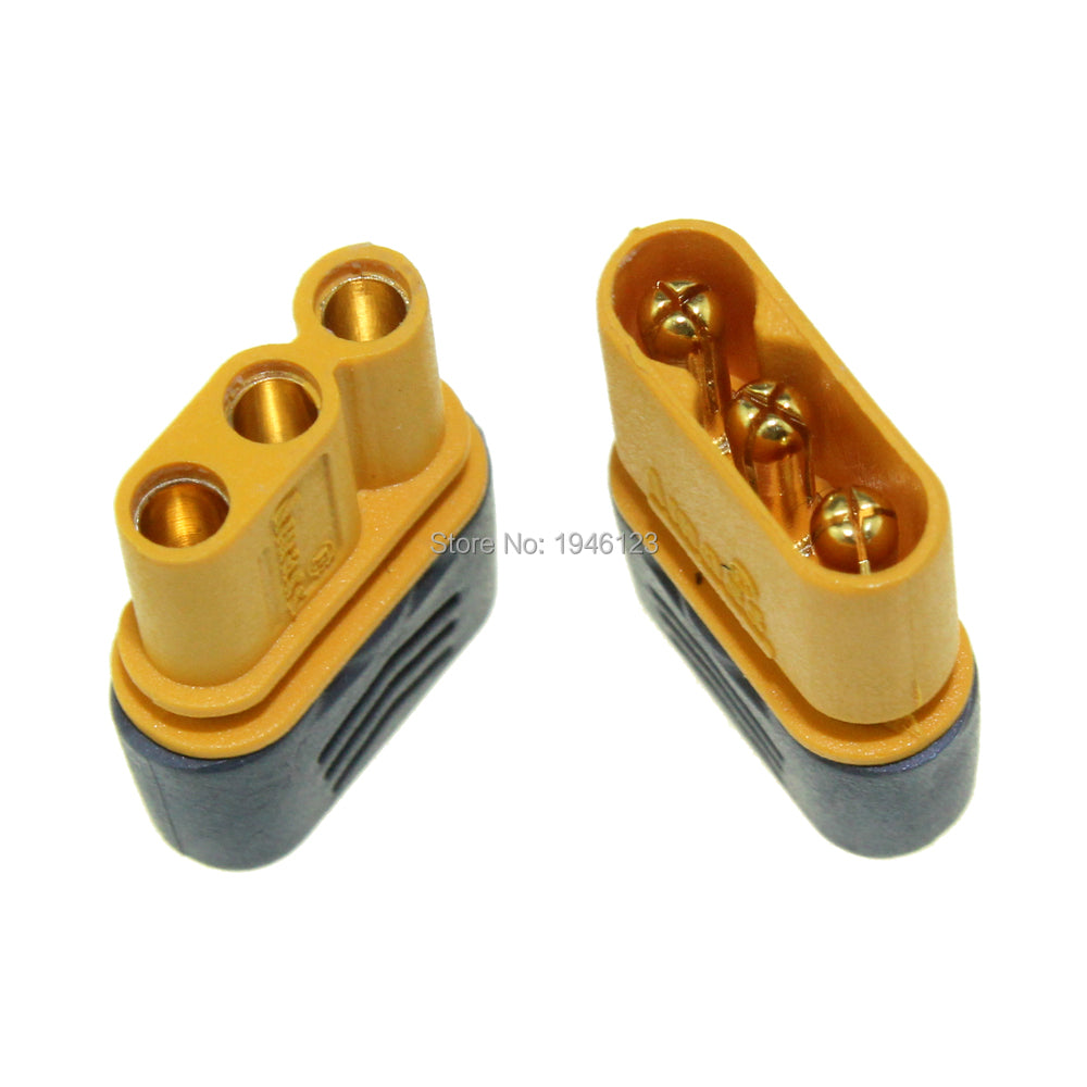Amass MR30 MR30-M Connector Plug Upgrated of XT30 Female & Male Gold Plated For RC Parts