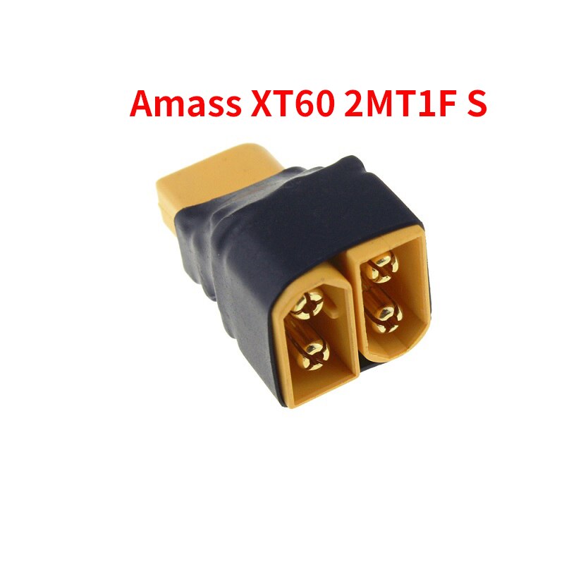 Amass XT90PB XT60 Series Adapter Converter Connector Male to Female XT60/XT90 Parallel FPV Drone Battery Connector
